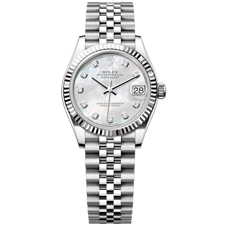 Rolex Datejust ref. 278274 mother of pearl dial steel case steel bracelet 31mm