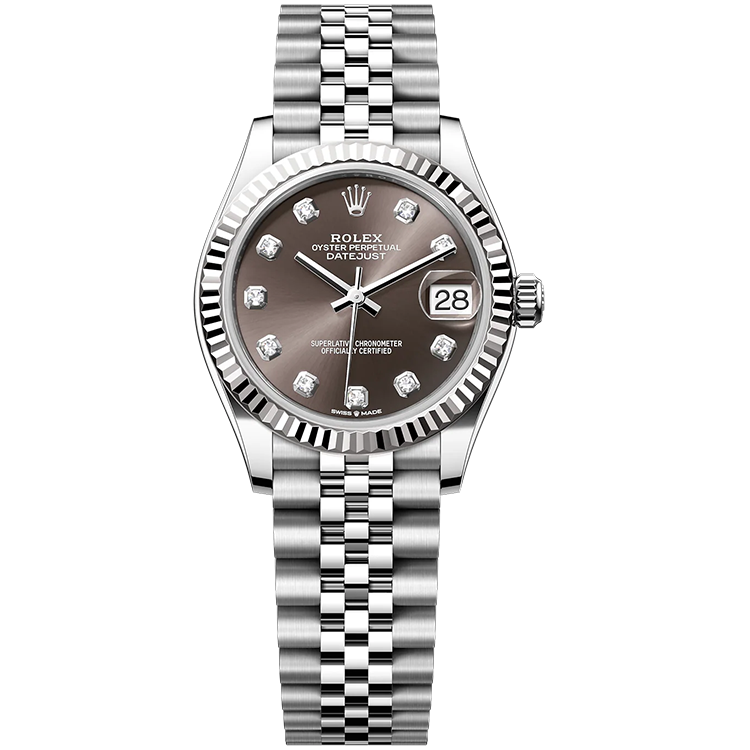 Rolex Datejust ref. 278274 grey dial steel case steel bracelet 31mm