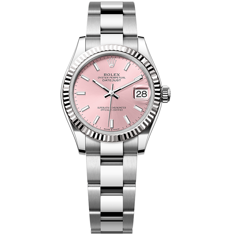 Rolex Datejust ref. 278274 pink dial steel case steel bracelet 31mm