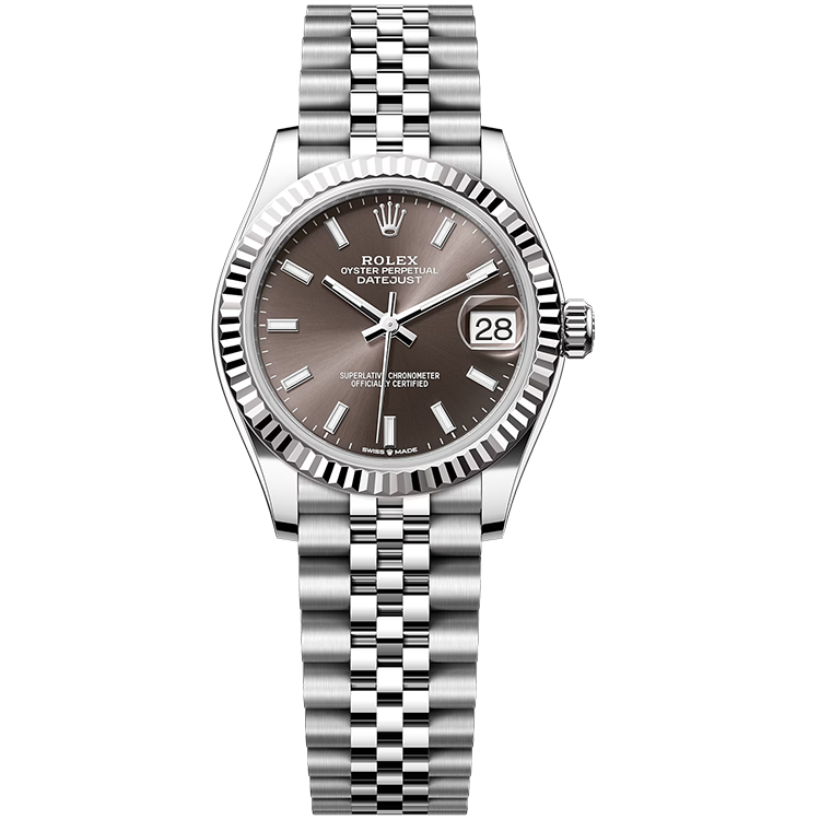 Rolex Datejust ref. 278274 grey dial steel case steel bracelet 31mm