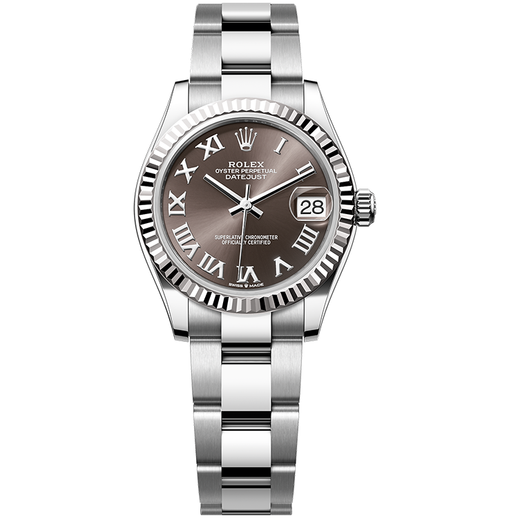 Rolex Datejust ref. 278274 grey dial steel case steel bracelet 31mm
