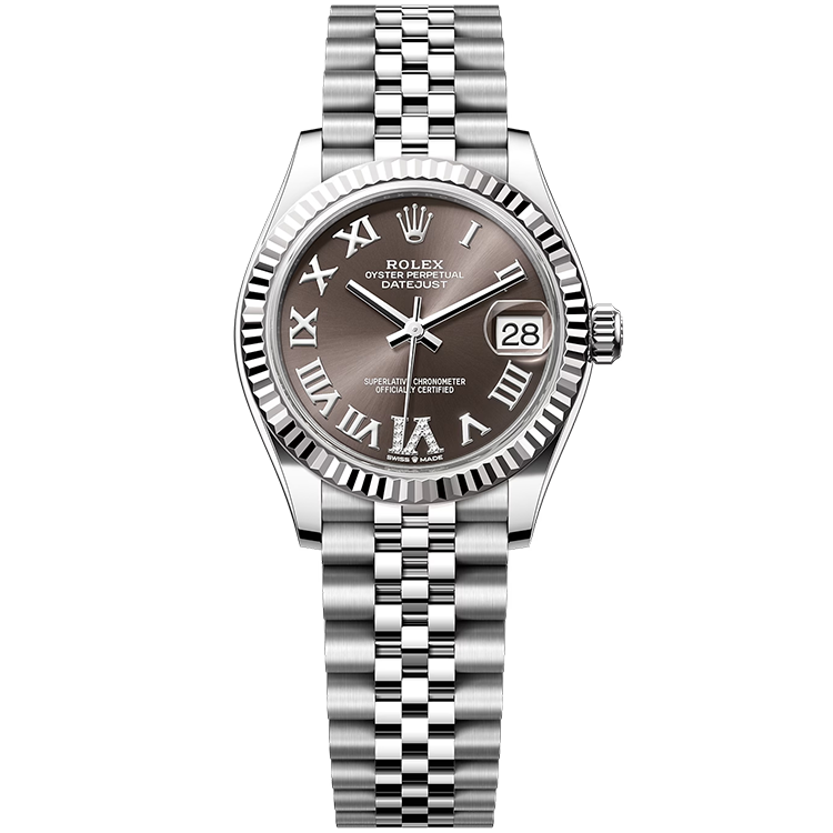 Rolex Datejust ref. 278274 grey dial steel case steel bracelet 31mm
