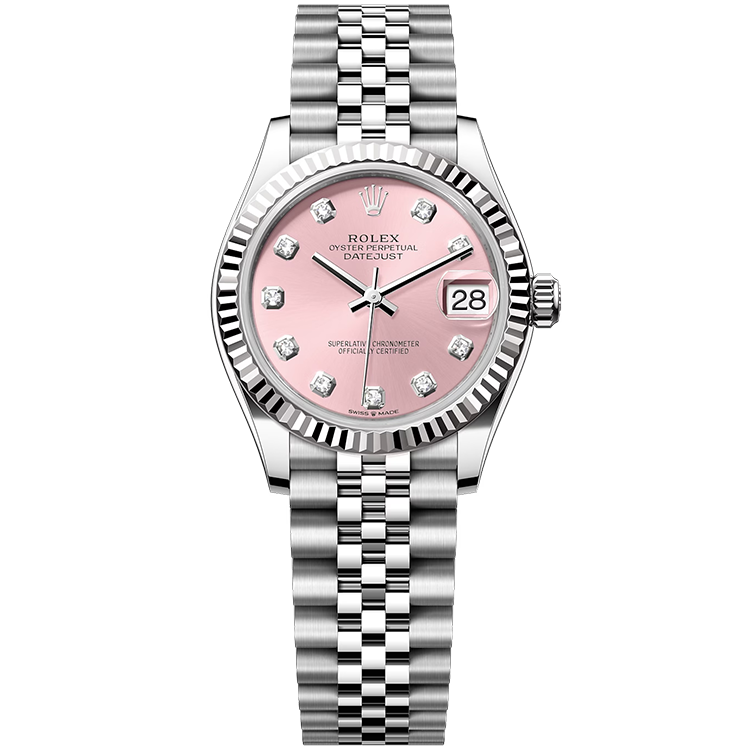 Rolex Datejust ref. 278274 pink dial steel case steel bracelet 31mm