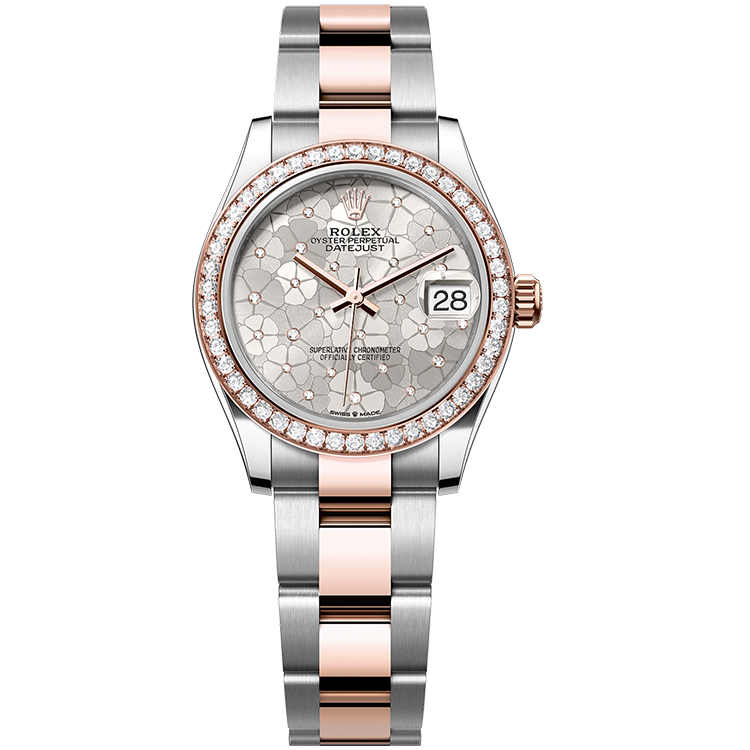 Rolex Datejust ref. 278381RBR silver dial steel case two-tone bracelet 31mm
