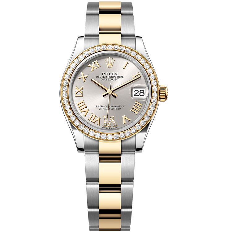 Rolex Datejust ref. 278383RBR silver dial steel case two-tone bracelet 31mm