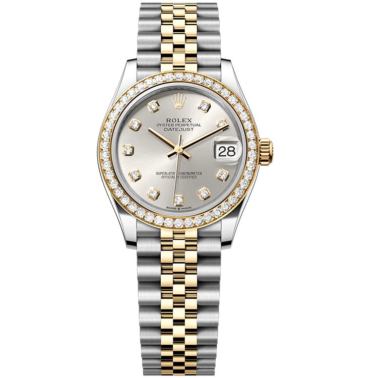 Rolex Datejust ref. 278383RBR silver dial steel case two-tone bracelet 31mm