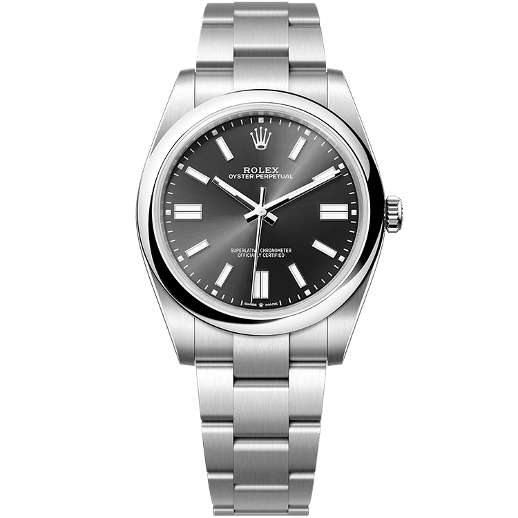 Rolex Oyster Perpetual ref. 124300 black dial steel case steel bracelet 41mm