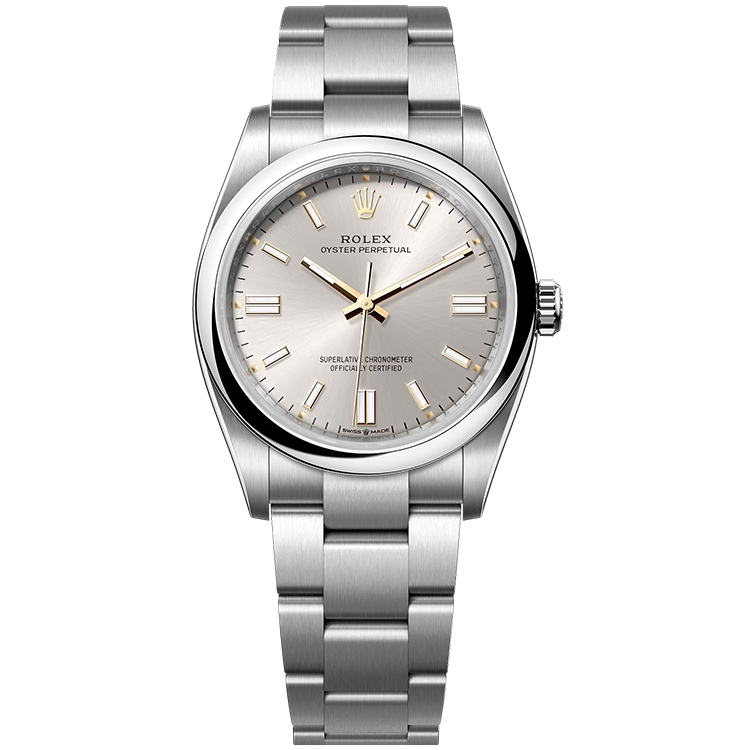 Rolex Oyster Perpetual ref. 126000 silver dial steel case steel bracelet 36mm