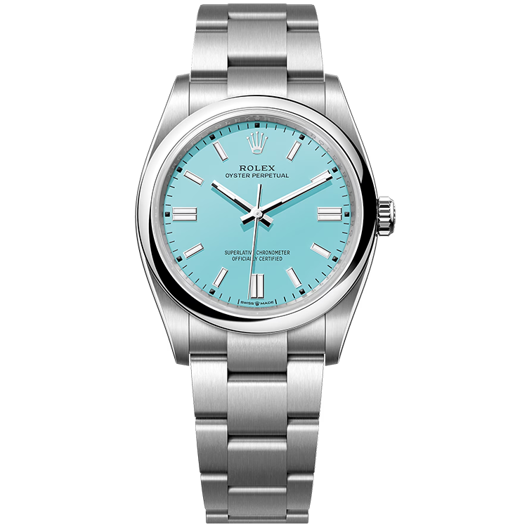 Rolex Oyster Perpetual ref. 126000 blue dial steel case steel bracelet 36mm