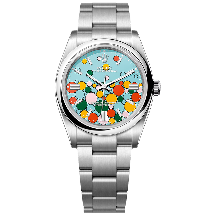 Rolex Oyster Perpetual ref. 126000 blue dial steel case steel bracelet 36mm