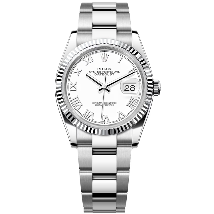 Rolex Datejust ref. 126234 white dial steel case steel bracelet 36mm