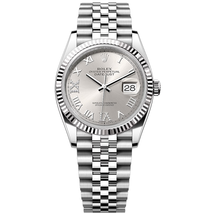 Rolex Datejust ref. 126234 silver dial steel case steel bracelet 36mm