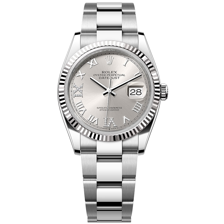 Rolex Datejust ref. 126234 silver dial steel case steel bracelet 36mm