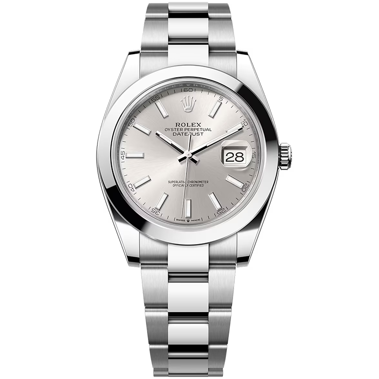 Rolex Datejust ref. 126300 silver dial steel case steel bracelet 41mm