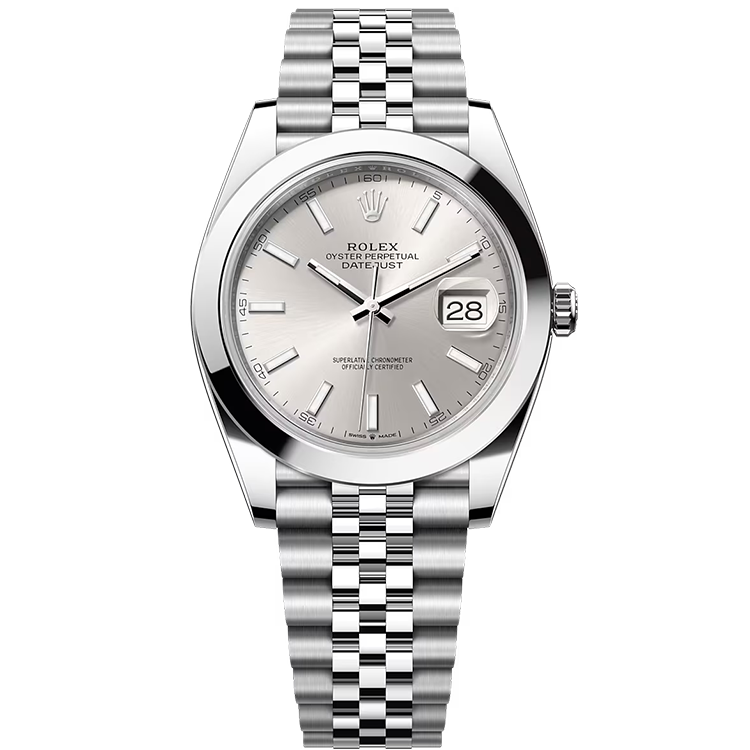 Rolex Datejust ref. 126300 silver dial steel case steel bracelet 41mm