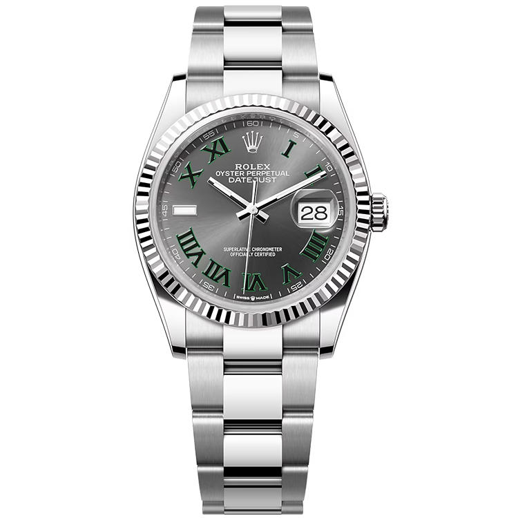 Rolex Datejust ref. 126234 grey dial steel case steel bracelet 36mm