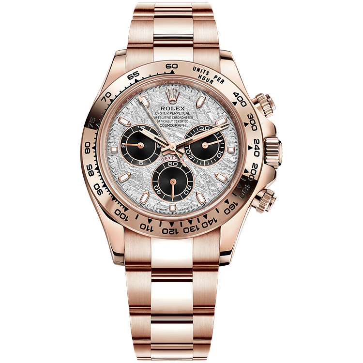 Rolex Daytona ref. 116505 meteorite dial rose gold case rose gold bracelet 40mm
