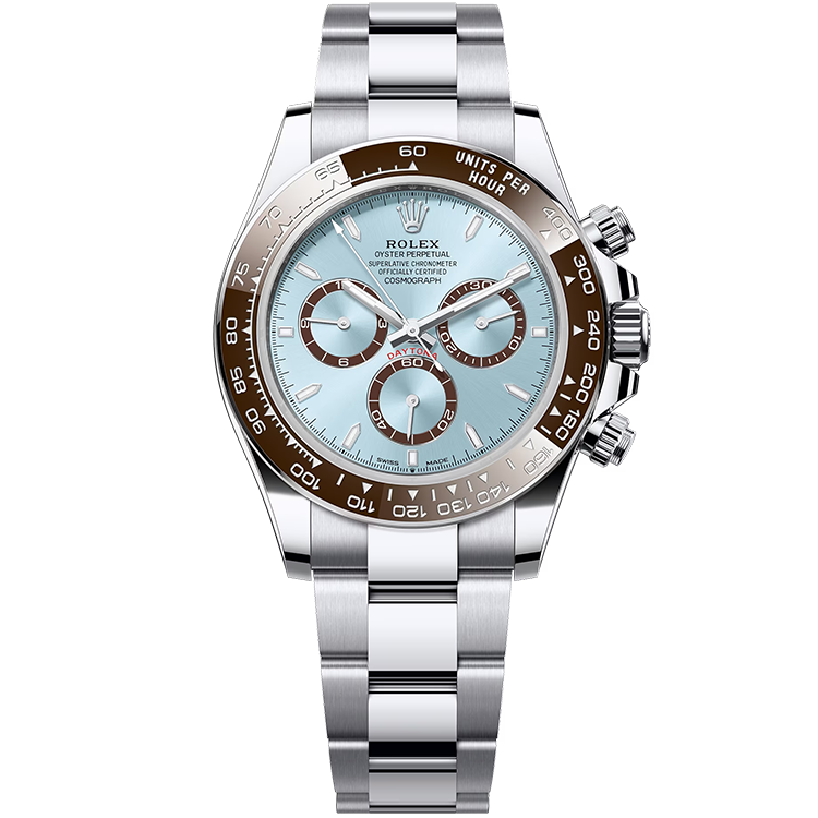 Rolex Daytona ref. 116506 blue dial platinum case platinum bracelet 40mm