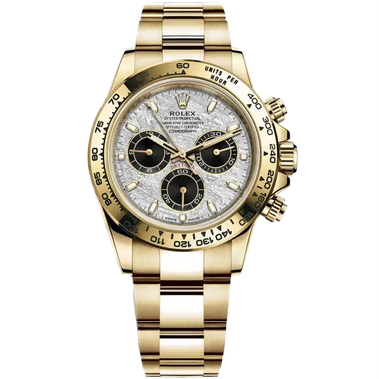 Rolex Daytona ref. 116508 meteorite dial yellow gold case yellow gold bracelet 40mm