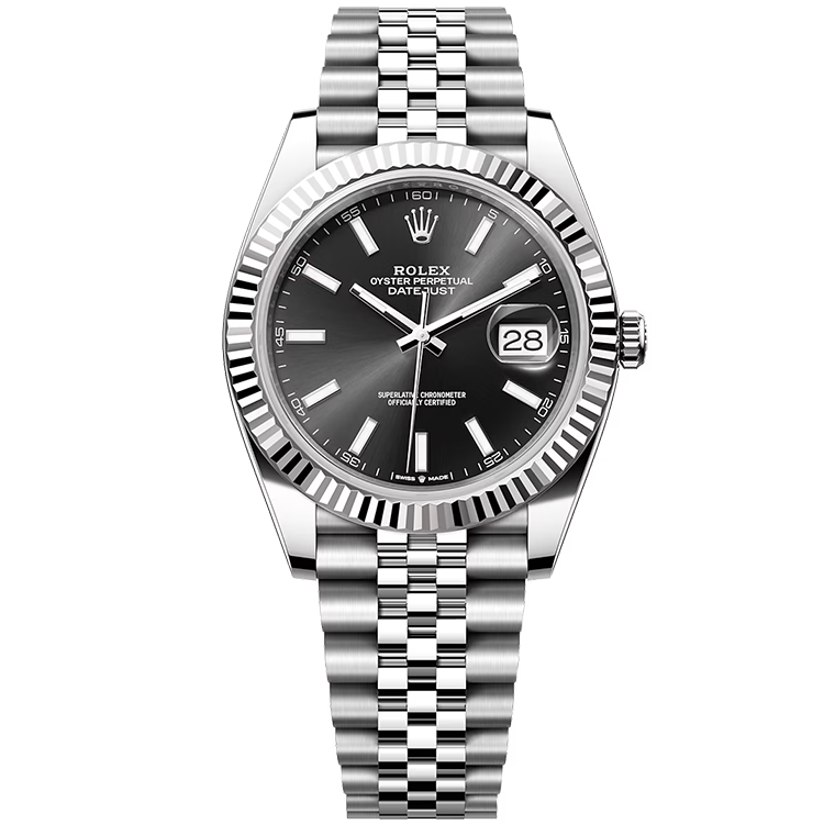 Rolex Datejust ref. 126334 black dial steel case steel bracelet 41mm