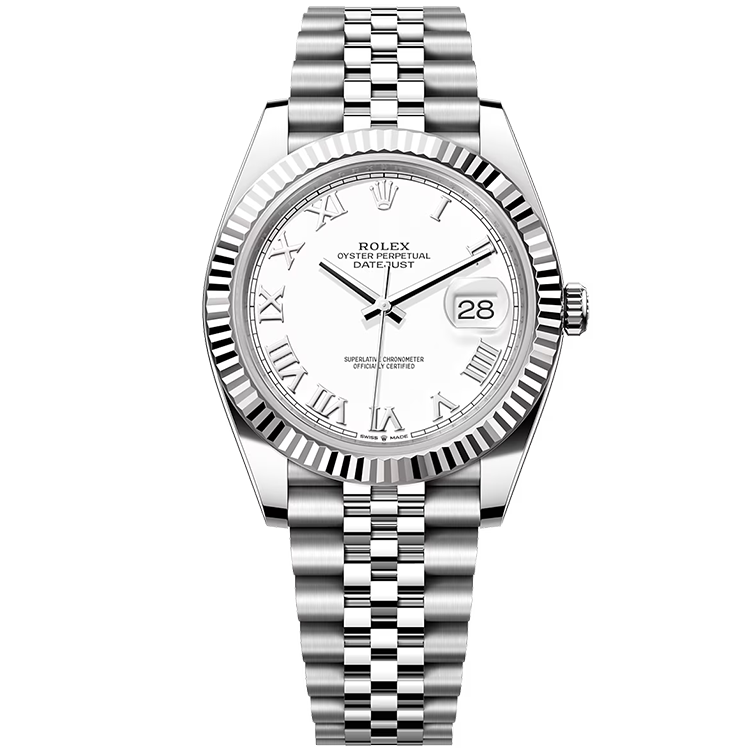Rolex Datejust ref. 126334 white dial steel case steel bracelet 41mm