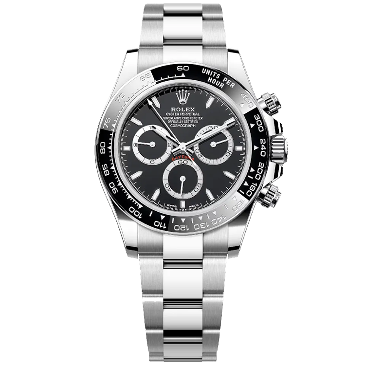 Rolex Daytona ref. 126500LN black dial steel case steel bracelet 40mm