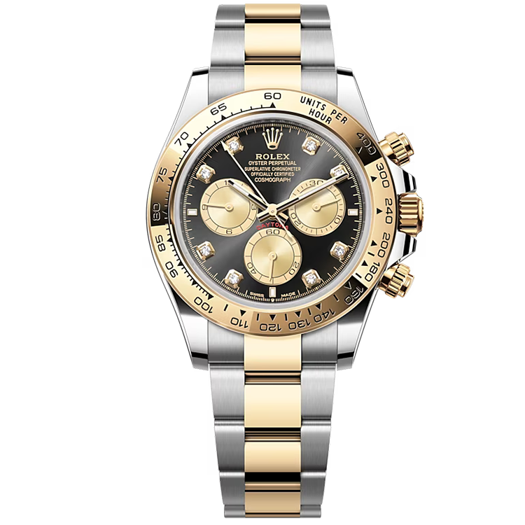 Rolex Daytona ref. 126503 black dial steel case two-tone bracelet 40mm