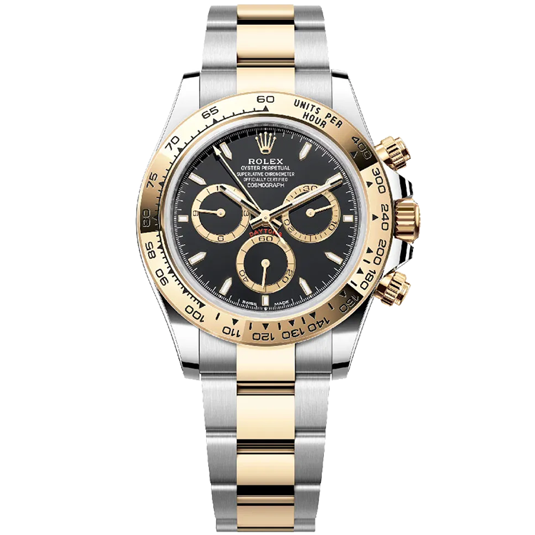 Rolex Daytona ref. 126503 black dial steel case two-tone bracelet 40mm