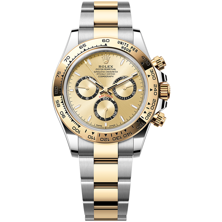 Rolex Daytona ref. 126503 champagne dial steel case two-tone bracelet 40mm