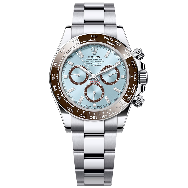Rolex Daytona ref. 126506 blue dial platinum case platinum bracelet 40mm
