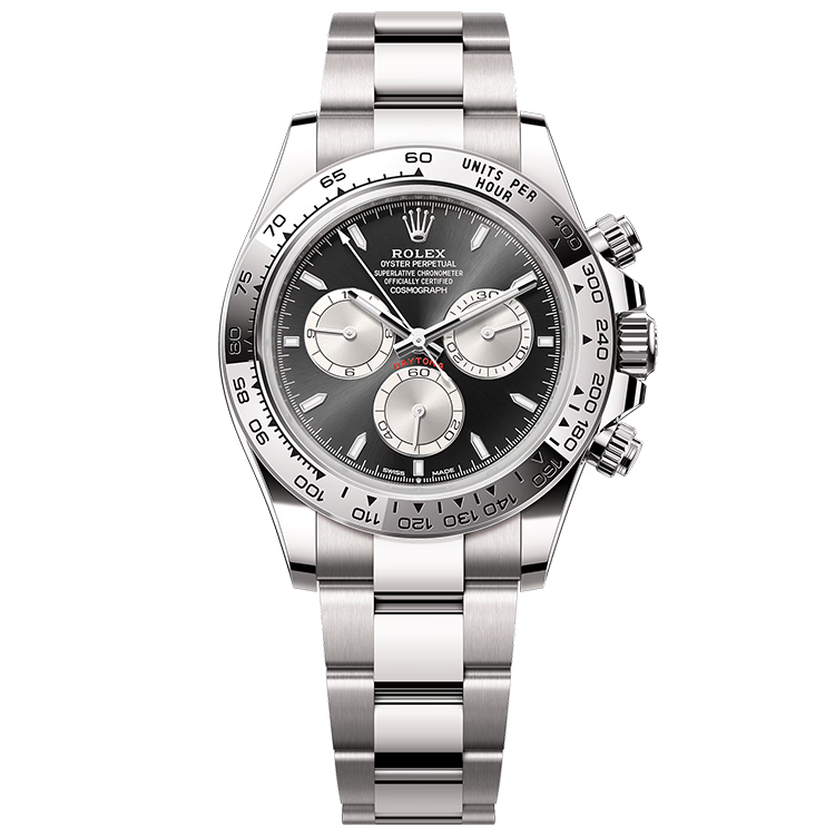 Rolex Daytona ref. 126509 black dial white gold case white gold bracelet 40mm