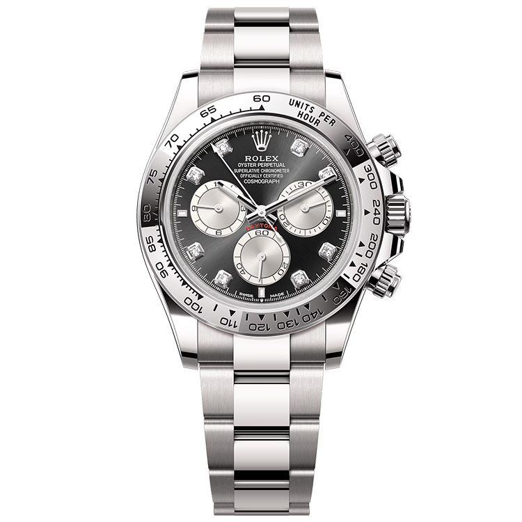 Rolex Daytona ref. 126509 black dial white gold case white gold bracelet 40mm