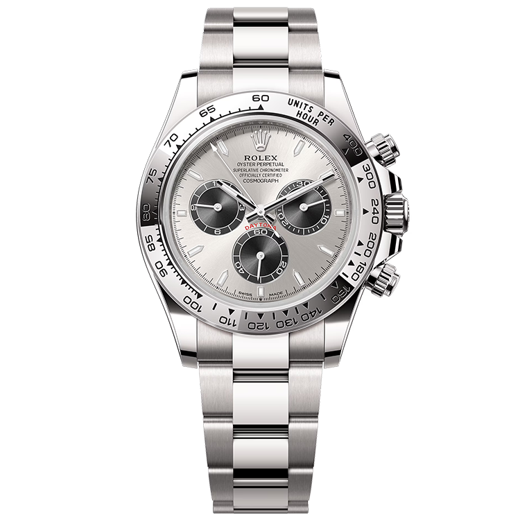 Rolex Daytona ref. 126509 silver dial white gold case white gold bracelet 40mm