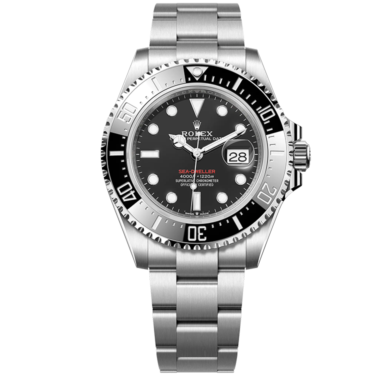 Rolex Sea-Dweller ref. 126600 black dial steel case steel bracelet 43mm