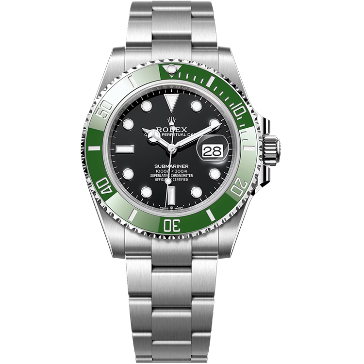 Rolex Submariner ref. 126610LV black dial steel case steel bracelet 41mm