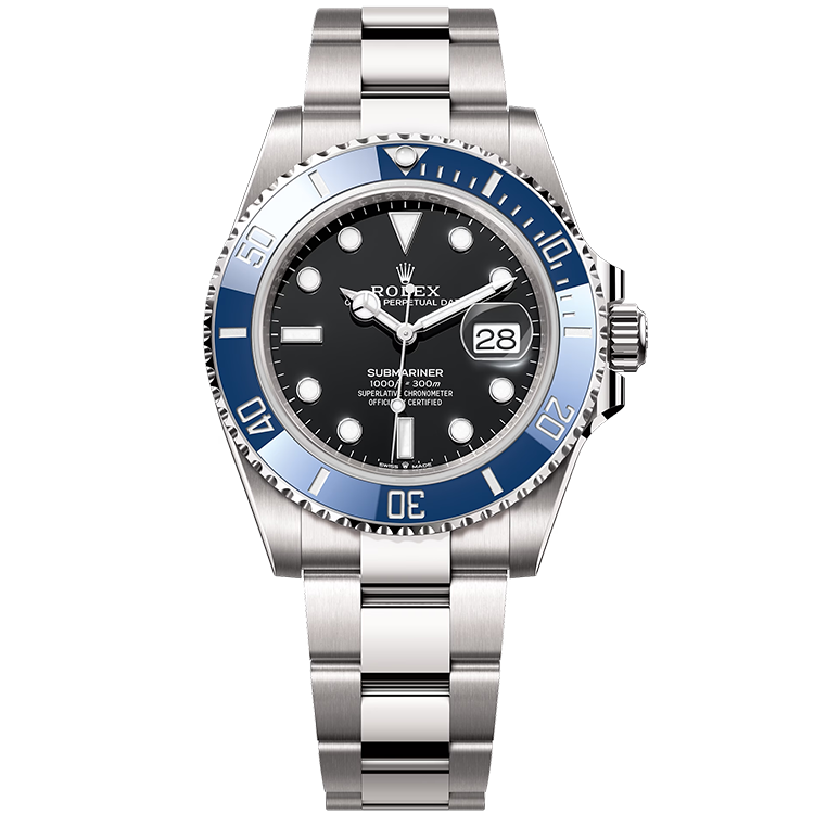Rolex Submariner ref. 126619LB black dial white gold case white gold bracelet 41mm