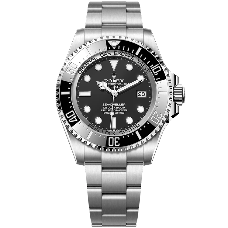Rolex Deepsea ref. 136660 black dial steel case steel bracelet 44mm