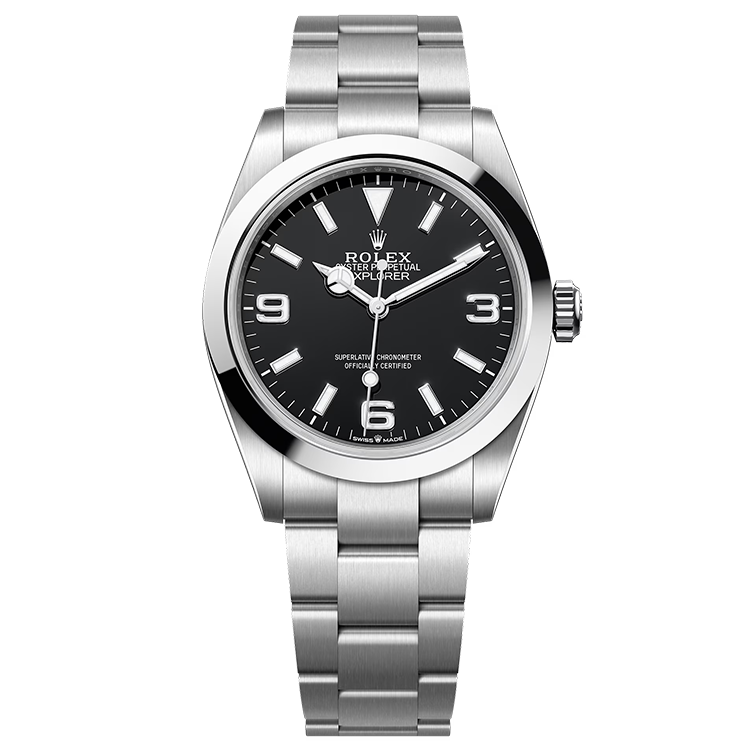 Rolex Explorer ref. 224270 black dial steel case steel bracelet 40mm