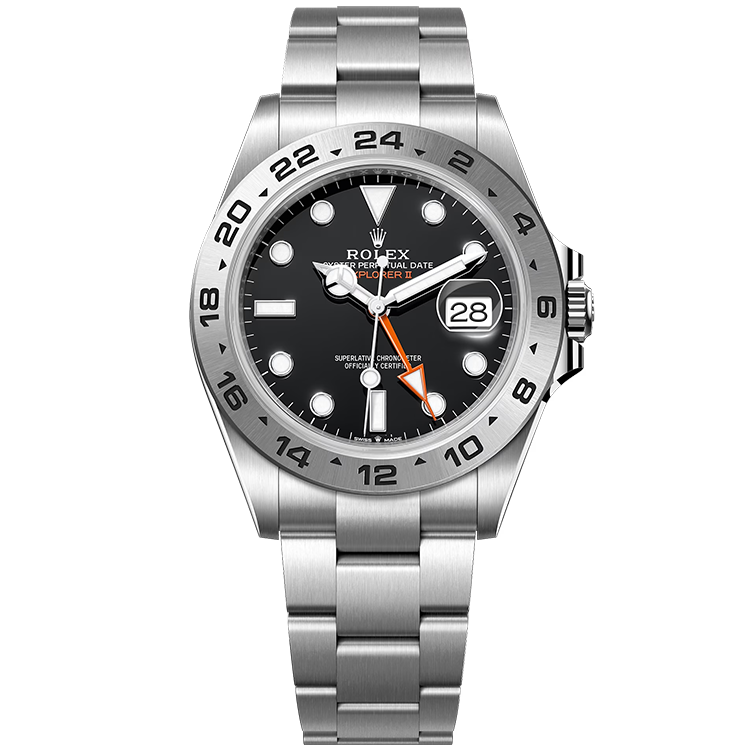 Rolex Explorer II ref. 226570 black dial steel case steel bracelet 42mm