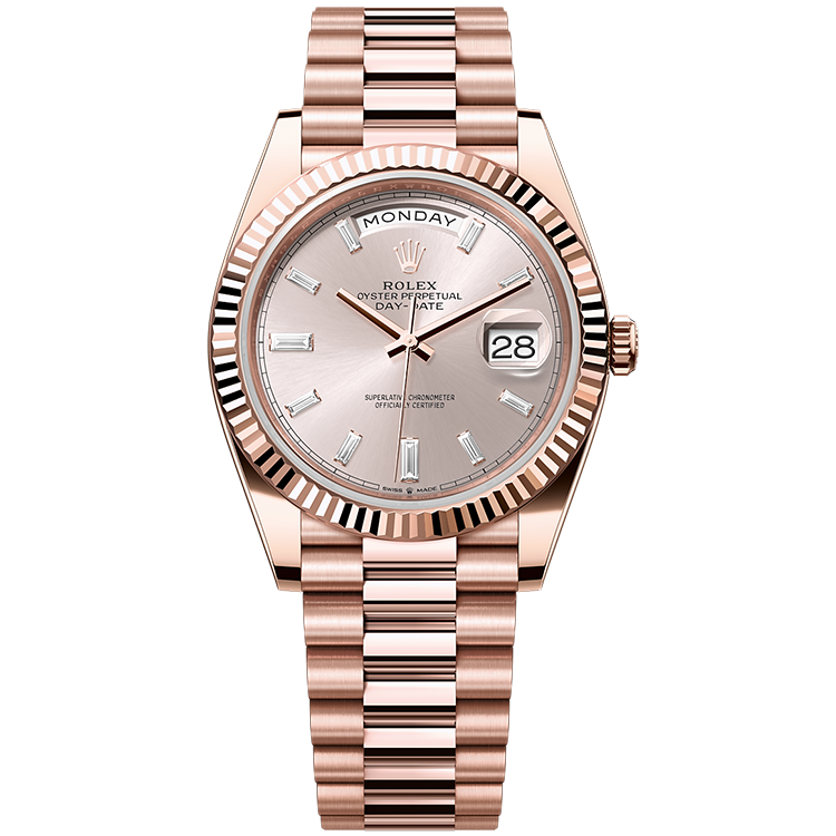 Rolex Day-Date ref. 228235 rose gold dial rose gold case rose gold bracelet 40mm