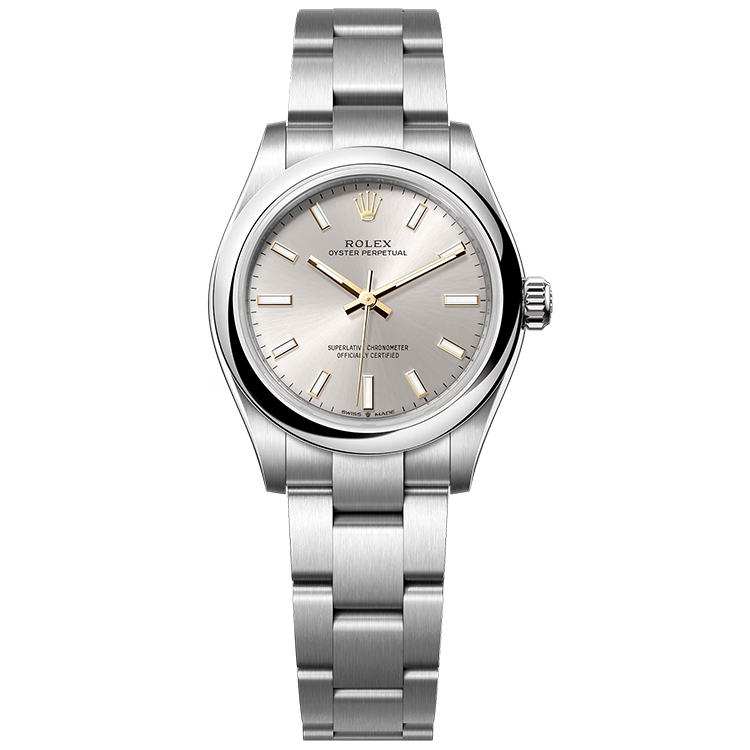 Rolex Oyster Perpetual ref. 277200 silver dial steel case steel bracelet 31mm