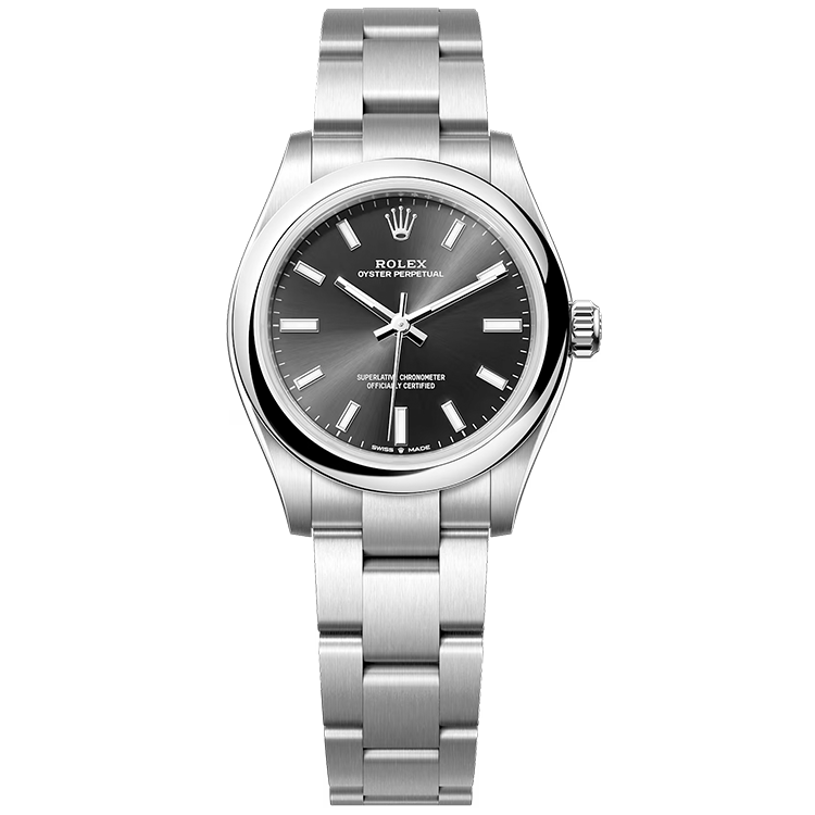 Rolex Oyster Perpetual ref. 277200 black dial steel case steel bracelet 31mm