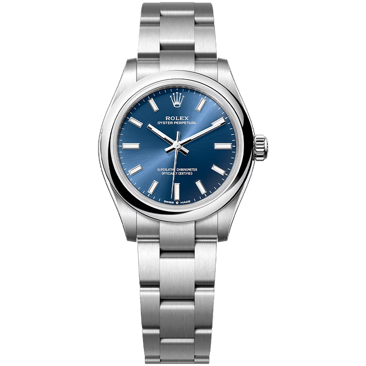 Rolex Oyster Perpetual ref. 277200 blue dial steel case steel bracelet 31mm
