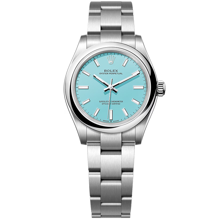Rolex Oyster Perpetual ref. 277200 blue dial steel case steel bracelet 31mm