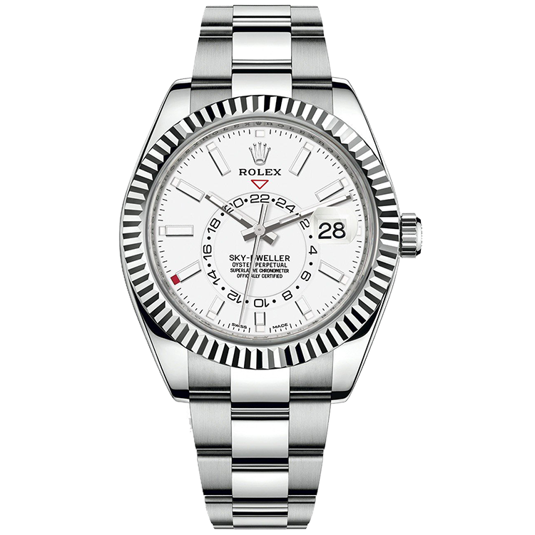 Rolex Sky-Dweller ref. 326934 white dial steel case steel bracelet 42mm