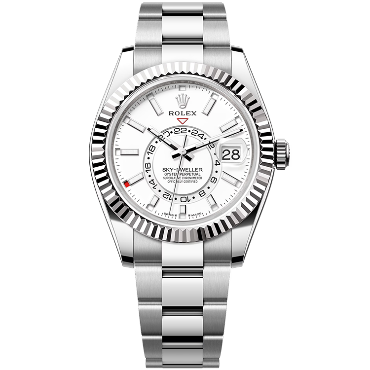 Rolex Sky-Dweller ref. 336934 white dial steel case steel bracelet 42mm