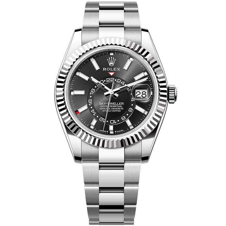 Rolex Sky-Dweller ref. 336934 black dial steel case steel bracelet 42mm