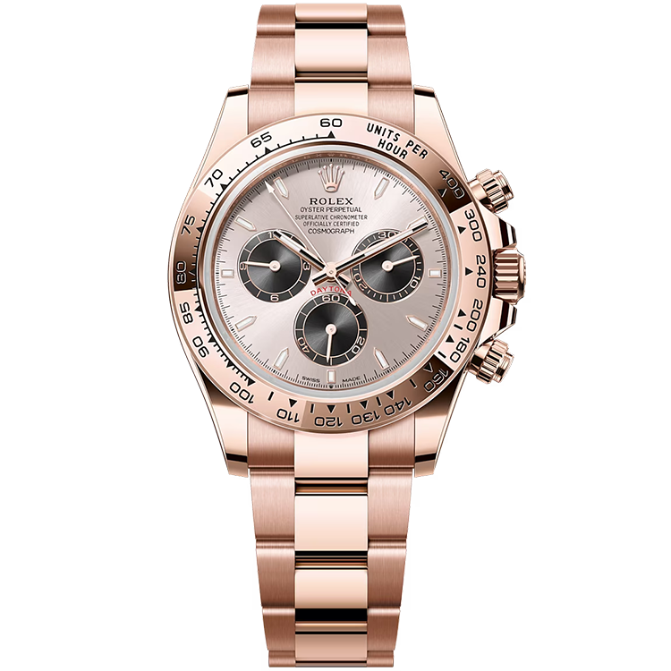 Rolex Daytona ref. 126505 rose gold dial rose gold case rose gold bracelet 40mm