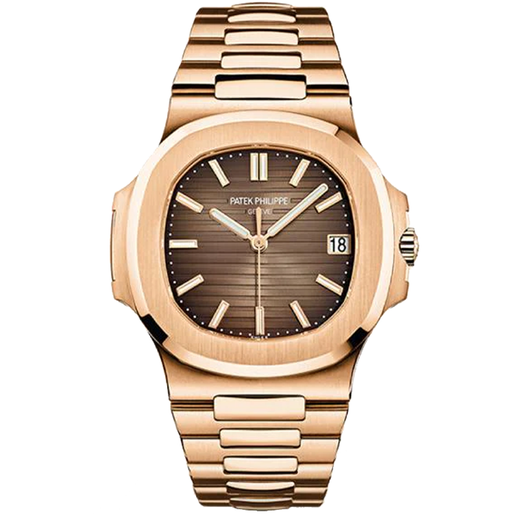Patek Philippe Nautilus 5711/1R chocolate dial rose gold case rose gold bracelet 40mm