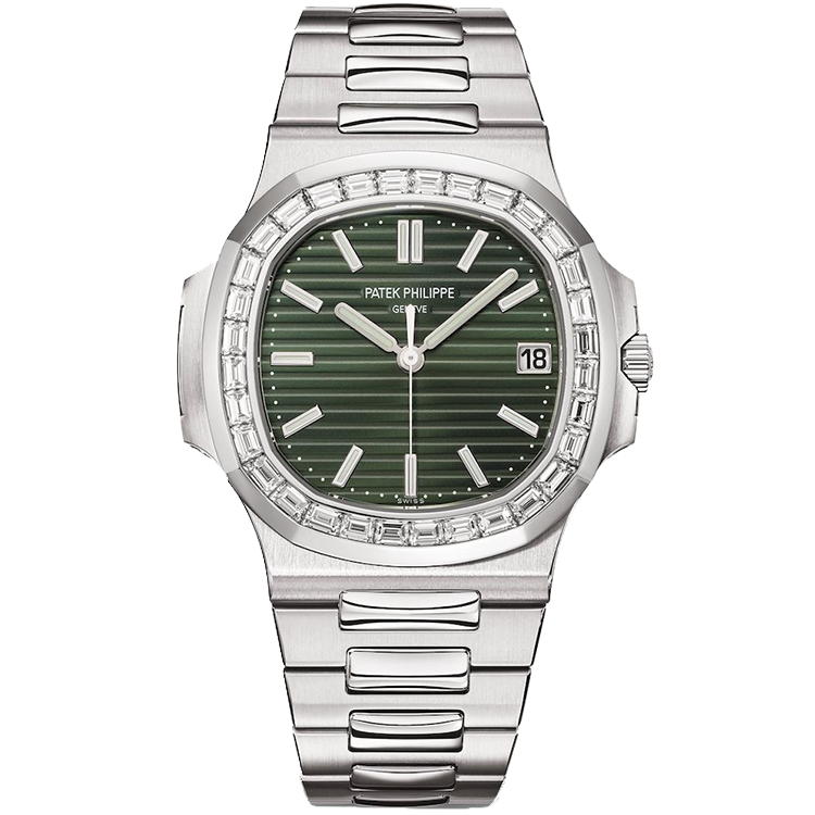 Patek Philippe Nautilus 5711/1300A green dial steel case steel bracelet 40mm